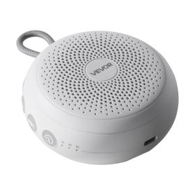 Sound Machine, 20 Soothing Sleep Sounds, 4-in-1 Hangable White Noise Sound Machine with Auto-Off Timer, Soft Ring Light