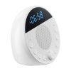 Sound Machine, 18 Soothing Sleep Sounds and 7-Color Night Light, 5-in-1 White Noise Sound Machine with Dual Alarms, Auto-Off Timer and Memory Function
