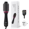 Hair Blow Dryer Brush, 4 in 1 Ionic Hair Styler and Volumizer with Electroplated Titanium & 2.56" Ceramic Coating Oval Barrel