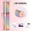 2-in-1 Eyebrow Razor for Women - Painless and Precision Facial Hair Removal with USB Rechargeable Trimmer and Built-in LED Light - Perfect for Nose