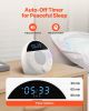 Sound Machine, 18 Soothing Sleep Sounds and 7-Color Night Light, 5-in-1 White Noise Sound Machine with Dual Alarms, Auto-Off Timer and Memory Function