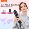 Hair Blow Dryer Brush, 4 in 1 Ionic Hair Styler and Volumizer with Electroplated Titanium & 2.56" Ceramic Coating Oval Barrel