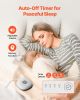 Sound Machine, 21 Soothing Sleep Sounds, 3-in-1 Portable and Hangable White Noise Sound Machine with Auto-Off Timer