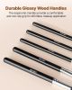 15-Piece Makeup Brush Set for Foundation Blending Eyeshadow, Professional Vegan Brushes with Soft Synthetic Bristles