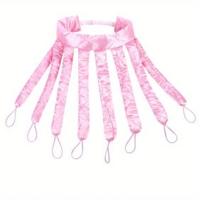 1pcs Soft Octopus Hair Curler - No Heat Hair Rollers for Lazy Sleeping Foam Curls - Hair Styling Tools for Natural and Healthy Hair (Color: Pink)