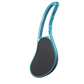 Portable Exfoliating Foot Grinder Heel Foot Rub (Color: Blue, OPTIONS: Frosted)