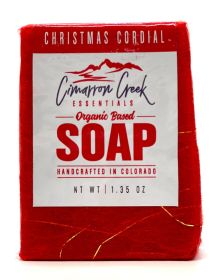 Christmas Cordial Organic Bar Soap 5.4oz (size: Travel Bar)