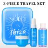 3pcs Set SOLO EN Body&Hair Fragrance Mist Perfume&Bubble Bath&Body Butter Travel Box for Men And Women, 4 Different Flavor Gift Box, Dating