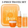 3pcs Set SOLO EN Body&Hair Fragrance Mist Perfume&Bubble Bath&Body Butter Travel Box for Men And Women, 4 Different Flavor Gift Box, Dating