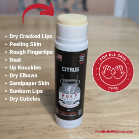 RUFF RELIEF Lips & Fingertips Crack Balm â€“ Rosemary Mint (scent: Citrus)