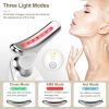 Face Massager Anti-Wrinkle Face Device 3 Modes 45Â°C Neck Lifting Massagers LED High Frequency Beauty Instrumen EMS Face Massage for Women